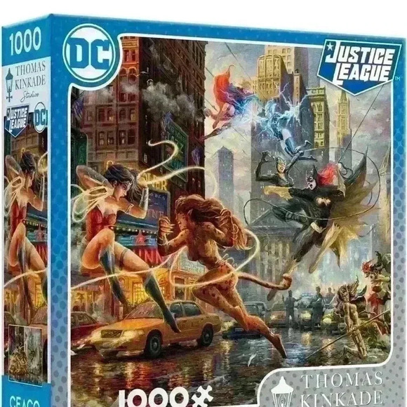 Sealed BNIB Ceaco-Thomas Kinkade-DC Comics-Women of  DC - 1000 Pce Jigsaw Puzzle - Picture 5 of 8